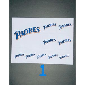 PADRES HIGH QUALITY STICKER SET BUNDLE